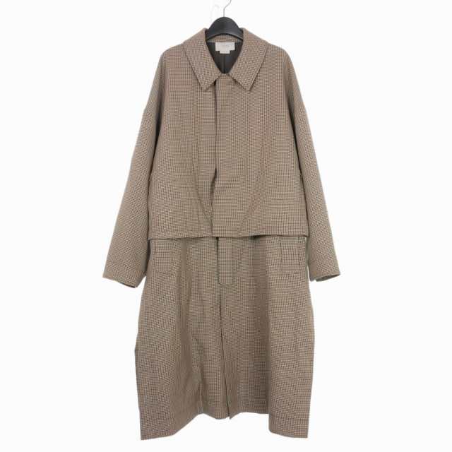 【中古】ヨーク YOKE 19AW 3WAY BAL COLLAR SHARE COAT バルカラーコート M ベージュ YK19AW0046C  メンズ｜au PAY マーケット