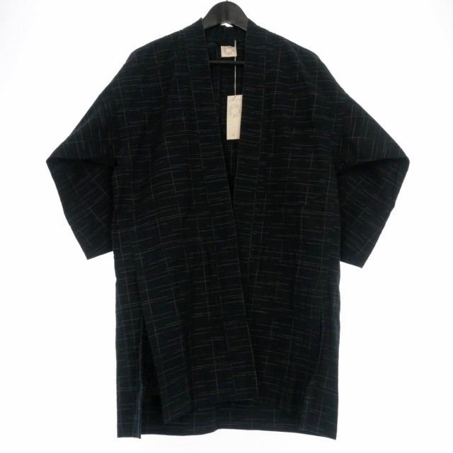 【中古】ヤンヤンヴァンエシェ JAN JAN VAN ESSCHE 22SS KIMONO#10 着物 羽織 ジャケット XS ブラック 黒 メンズ