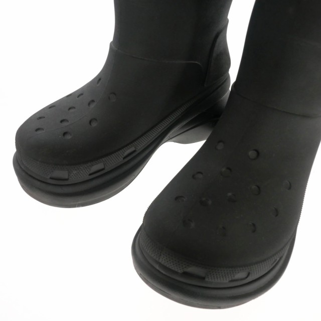 中古】バレンシアガ BALENCIAGA CROCS 22SS ラバーブーツ 靴 41 ...