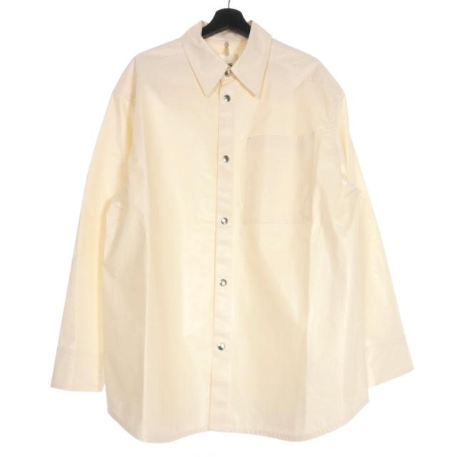 【中古】未使用品 オーエーエムシー OAMC 24SS TOWER SHIRTS タワーシャツ 長袖 M 白 オフホワイト 24E28OAU64 メンズの通販は