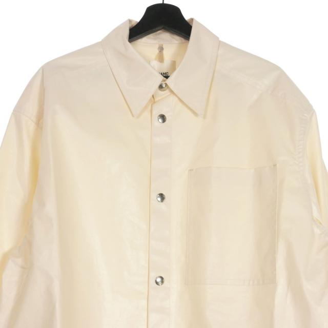 【中古】未使用品 オーエーエムシー OAMC 24SS TOWER SHIRTS タワーシャツ 長袖 M 白 オフホワイト 24E28OAU64 メンズ_2
