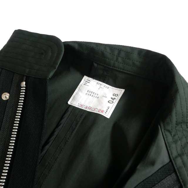 【中古】サカイ sacai 22AW コットンモッズコート ジャケット 2 黒 ブラック SCM-048 メンズ