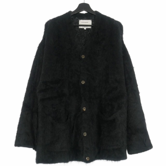 【中古】イノウエブラザーズ THE INOUE BROTHERS Suri Alpaca Cardigan ニットカーディガン セーター 長袖 L ブラックの通販は