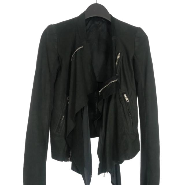 中古】リックオウエンス Rick Owens ラムレザー バイカージャケット 