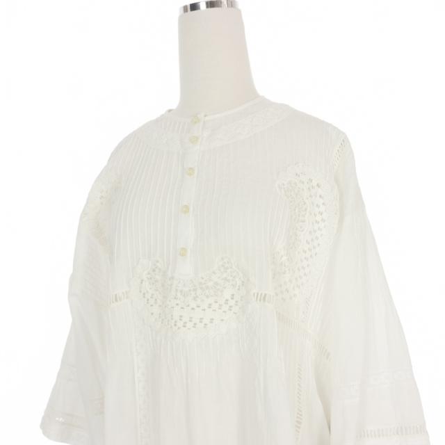 【中古】未使用品 ディースクエアード DSQUARED2 22AW レース シャツワンピース ドレス 半袖 36 白 ホワイトの通販は 【中古】未使用品 ディースクエアード DSQUARED2 22AW レース シャツワンピース ドレス 半袖 36 白 ホワイトの通販は