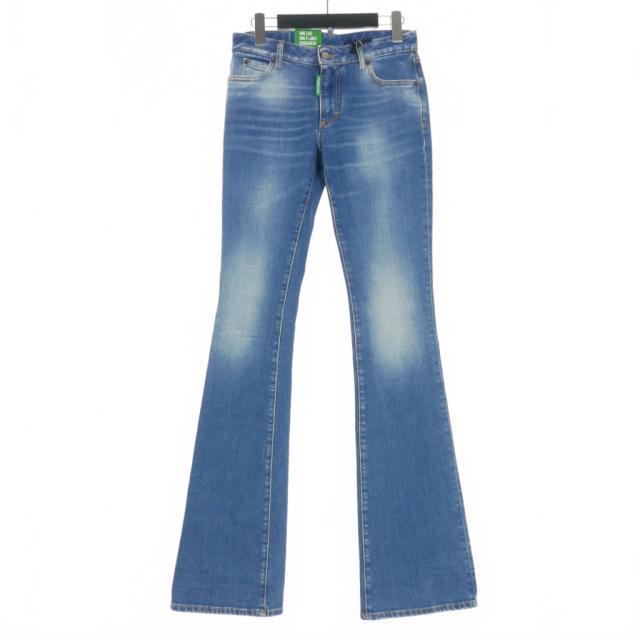 中古】未使用品 ディースクエアード DSQUARED2 22AW Mid Waist フレア 