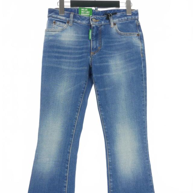 中古】未使用品 ディースクエアード DSQUARED2 22AW Mid Waist フレア 