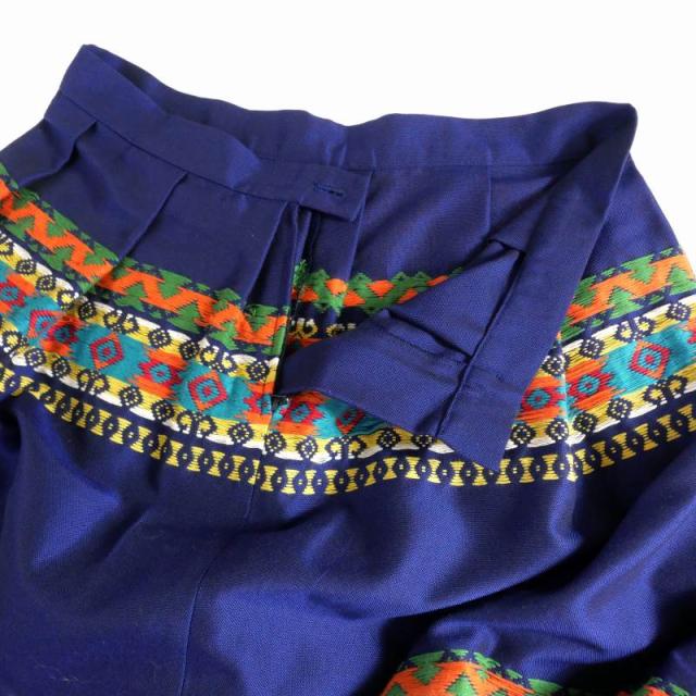 中古】ディースクエアード DSQUARED2 22AW ネイティブ柄 刺繍 ロング