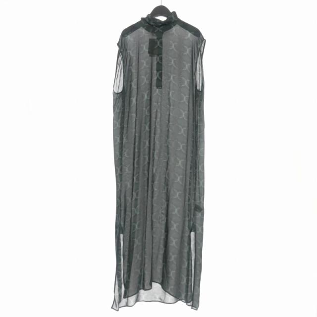 【中古】未使用品 ドリスヴァンノッテン DRIES VAN NOTEN 24SS Camilo ノースリーブロングシャツ シアー_1