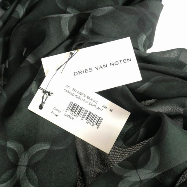 【中古】未使用品 ドリスヴァンノッテン DRIES VAN NOTEN 24SS Camilo ノースリーブロングシャツ シアー_3