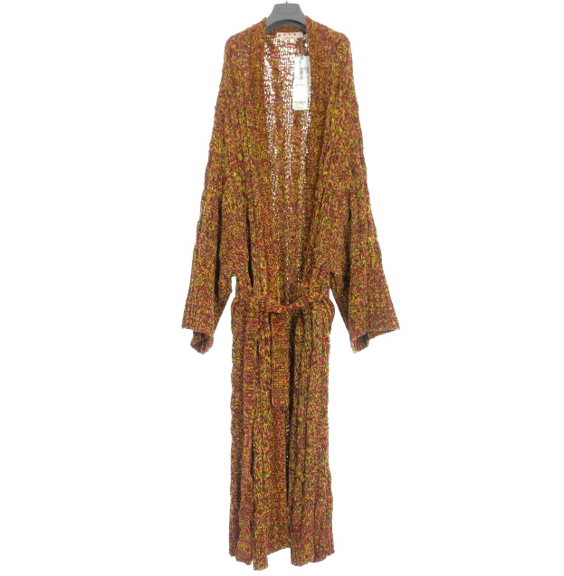【中古】マルニ MARNI 22AW ニックスニット ロングカーディガン ガウン 40 マルチカラー CDMD0274Q0 国内正規