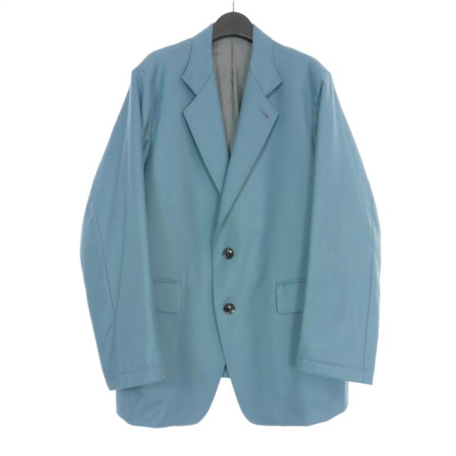 【中古】ラキネス RAKINES +81 別注 DS JACKET ウールジャケット ブレザー 2 ブルーグレー 05S21HN077J メンズ