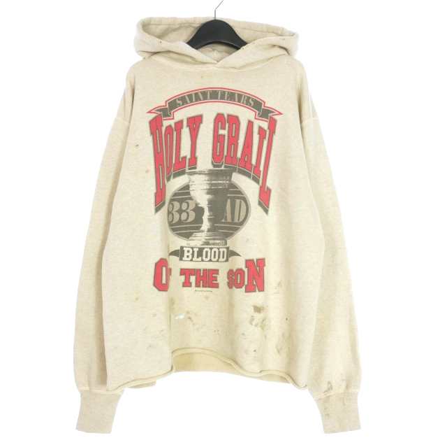 【中古】セントマイケル SAINTMICHAEL × DENIM TEARS 22AW DT HOODIE HOLY GIRL プルオーバーフーディ パーカー