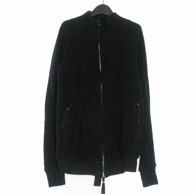 【中古】ボリスビジャンサベリ BORIS BIDJAN SABERI OBJECT FELTED ZIPPER1 ブルゾン ジャケット XS ブラック 黒