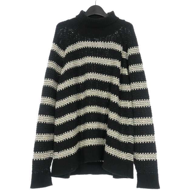 【中古】ヤンヤンヴァンエシュ JAN JAN VAN ESSCHE 22AW KNIT#57 オーバーサイズ タートルネックニット セーター