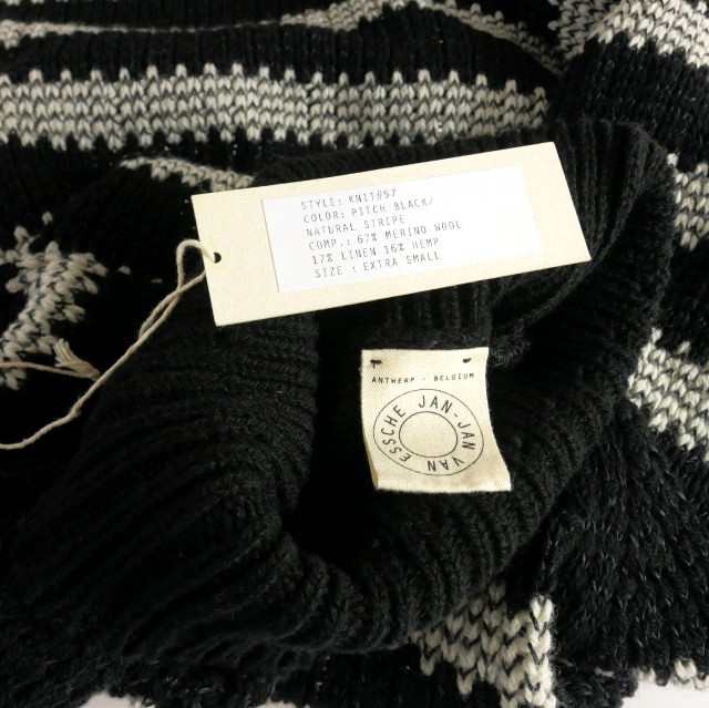 【中古】ヤンヤンヴァンエシュ JAN JAN VAN ESSCHE 22AW KNIT#57 オーバーサイズ タートルネックニット セーター