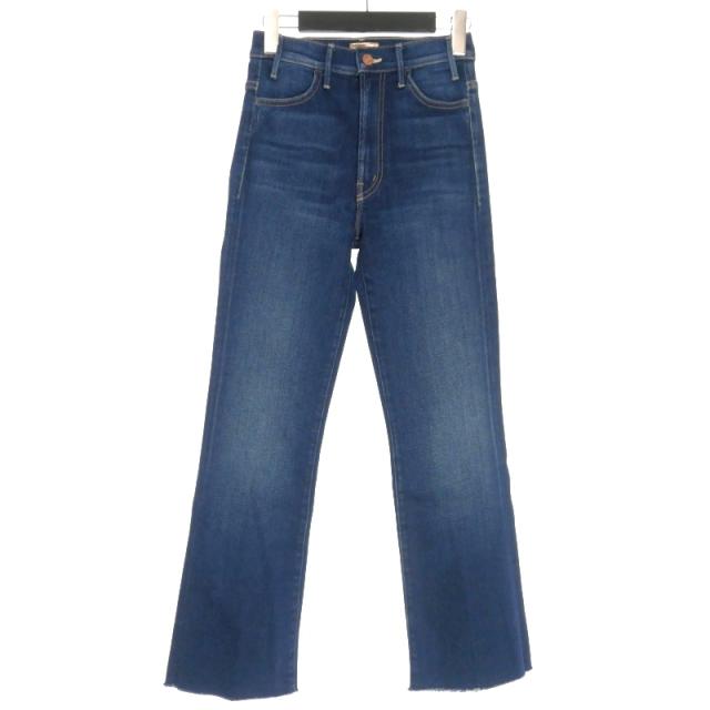 【中古】未使用品 マザー mother The Hustler Ankle Fray Denim Pants セミフレア デニムパンツ ジーンズ 27の通販は 5,896円