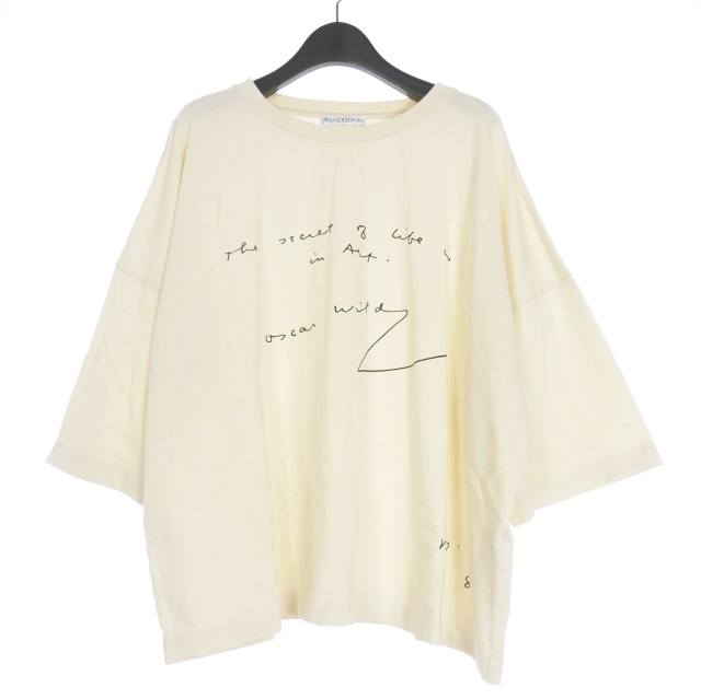 【中古】ジェイダブリューアンダーソン JWアンダーソン J.W.ANDERSON OSCAR WILDE オーバーサイズTシャツ Lの通販は 9,800円