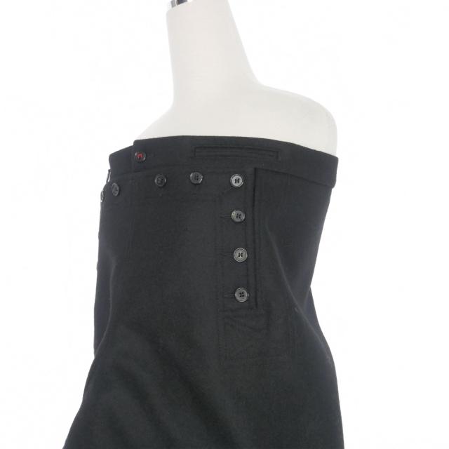 【中古】未使用品 メゾンマルジェラ Maison Margiela 22AW ウール ビスチェ コルセット 38 黒 ブラック SI0NT0003_2