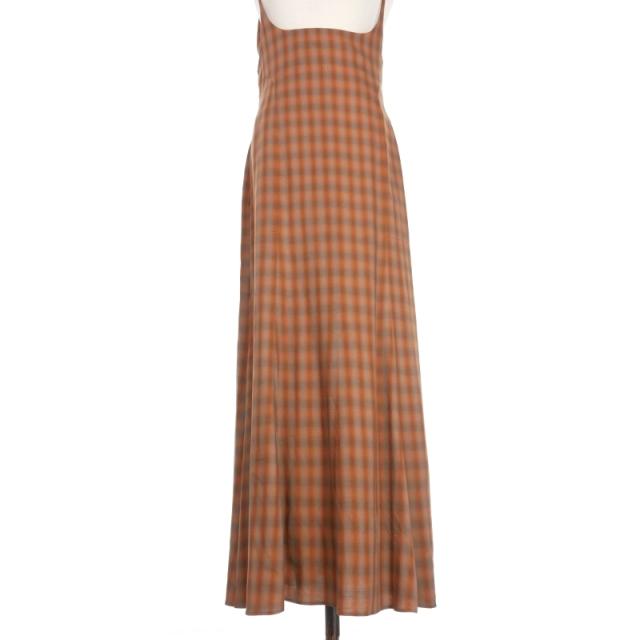 マメ クロゴウチ ワンピース ドレス ブラウン mame kurogouchi