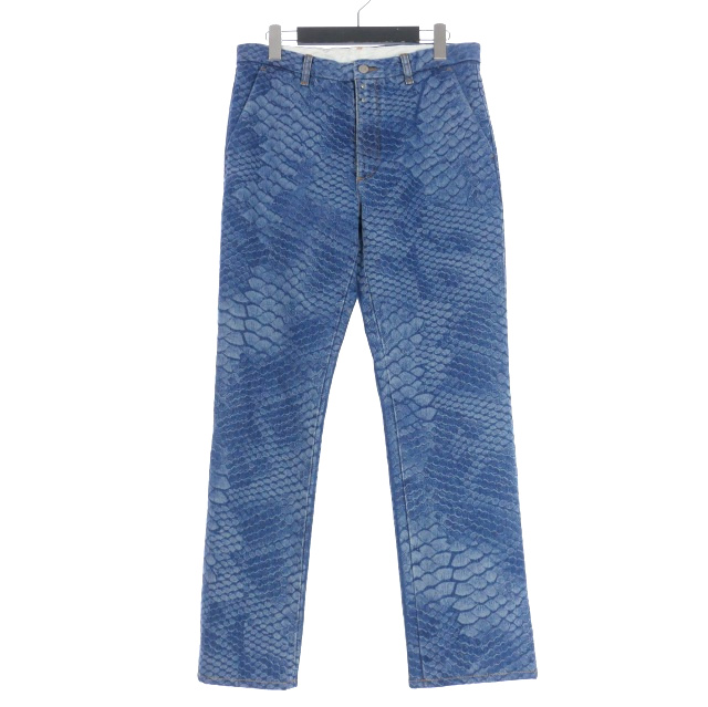 中古】未使用品 メゾンマルジェラ MM6 22AW Snake Print Jeans 総柄 