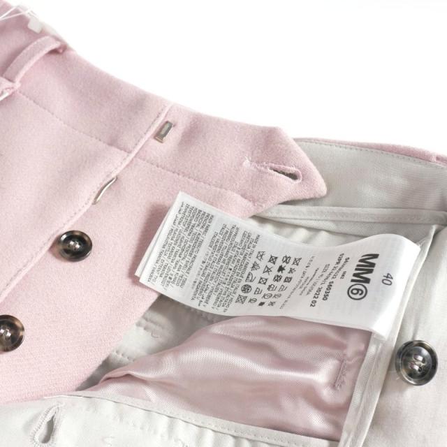 【中古】未使用品 エムエムシックス メゾンマルジェラ MM6 Maison Margiela 22AW ワイドレッグ フレアパンツ_3