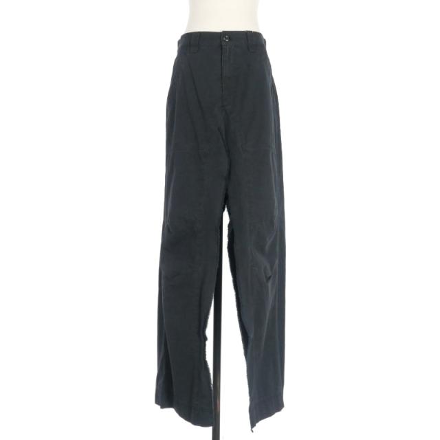 【中古】未使用品 エムエムシックス メゾンマルジェラ MM6 Maison Margiela 22AW スリットロングスカート 裁ち切り 40