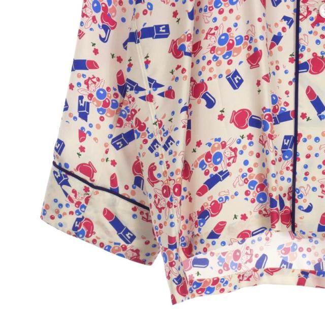 中古】未使用品 メゾンマルジェラ 22AW Ditsy パジャマシャツ シルク
