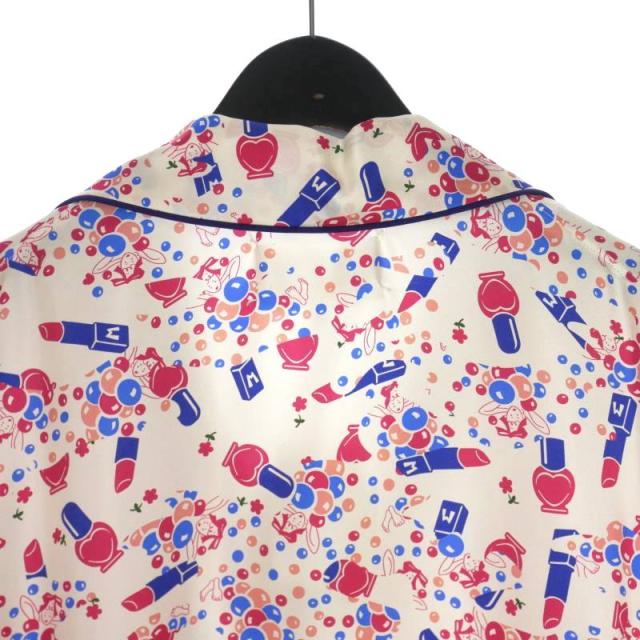 中古】未使用品 メゾンマルジェラ 22AW Ditsy パジャマシャツ シルク