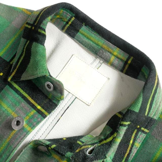 BACKLASH バックラッシュ ピッグレザー シャツ S