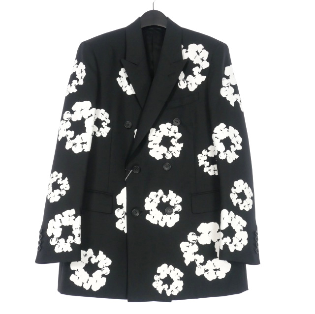 【中古】未使用品 セントマイケル SAINTMICHAEL × DENIM TEARS 24AW DT_TAILOR JKT/CT WRTH テーラードジャケットの通販は