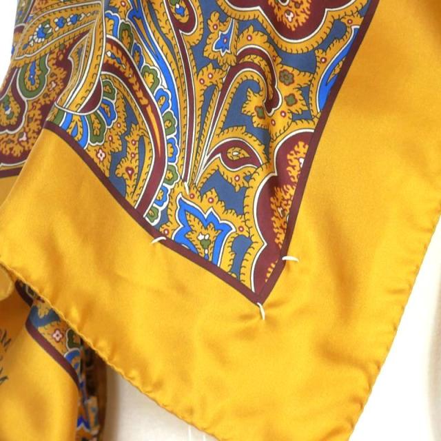 中古】未使用品 メゾンマルジェラ 22AW カレンダータグ シルクスカーフ  