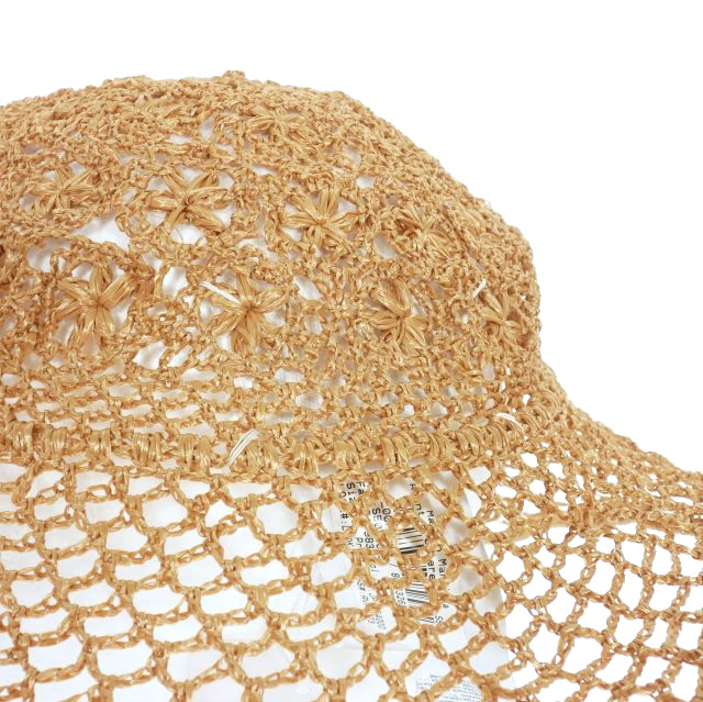 中古】メゾンマルジェラ 10 ハンドメイド ワイヤーストローハット