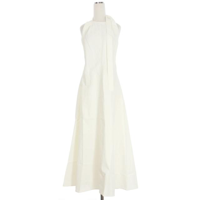 【中古】未使用品 スタジオニコルソン STUDIO NICHOLSON CUENCA COATED LINEN COTTON HALTER NECK DRESS ワンピース 0 の通販は