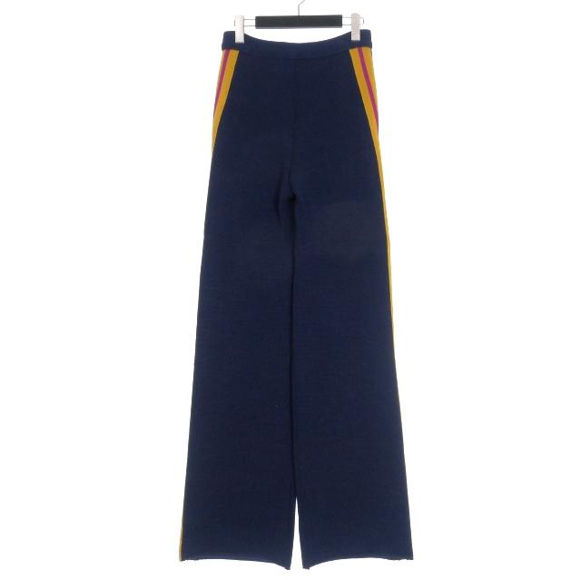 【中古】マルニ MARNI 22SS ニットパンツ 40 ネイビー 紺 PAMD0029Q0 国内正規 レディース_1