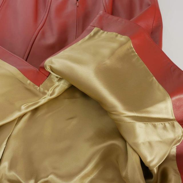 【中古】未使用品 マルニ MARNI 21AW レザー スカート ひざ丈 シープスキン 36 ブラウン 茶 GOMX0380U0 国内正規_4