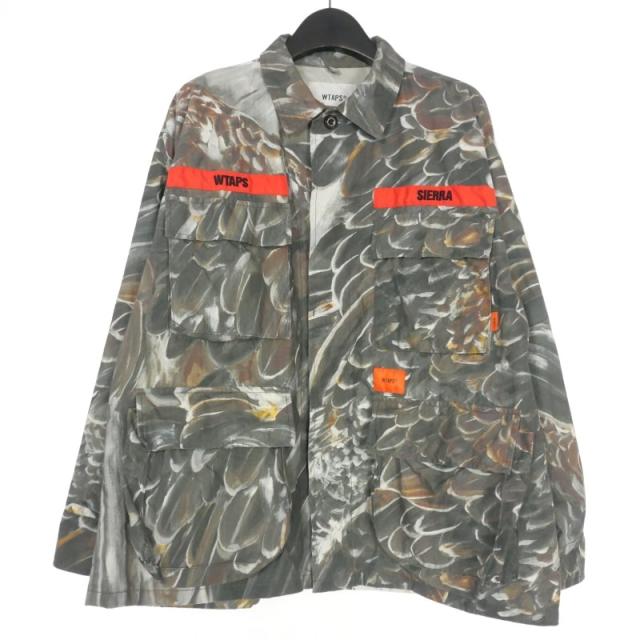 【中古】ダブルタップス WTAPS 24SS ジャングル シャツ 総柄 長袖 01 マルチカラー 241WDT-SHM02 メンズの通販は