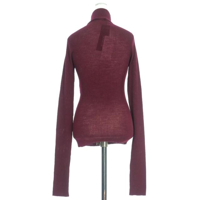 【中古】未使用品 アンドゥムルメステール ANN DEMEULEMEESTER 23AW MARLENA リブハイネックセーター ニット 長袖 M 中古】未使用品 アンドゥムルメステール ANN DEMEULEMEESTER 23AW