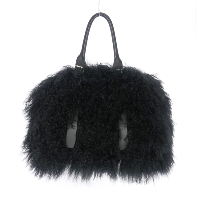 【中古】未使用品 アンドゥムルメステール ANN DEMEULEMEESTER 23AW BENITA WEEKEND Mongolian Shearlingトートバッグ