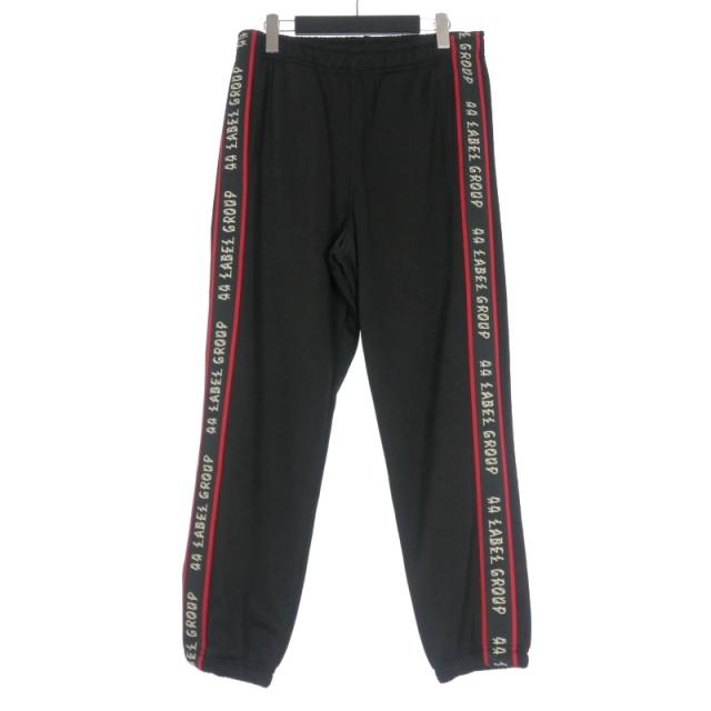 【中古】未使用品 フォーティーフォーレーベルグループ 44 LABEL GROUP トラックパンツ S ブラック 黒 B0030287 FA324