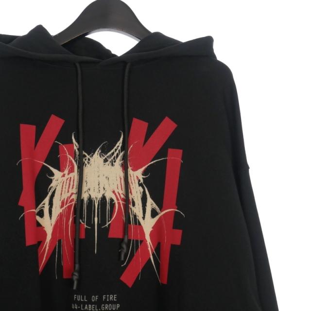 【中古】未使用品 フォーティーフォーレーベルグループ 44 LABEL GROUP STAY POSITIVE HOODIE フーディ パーカー S_2