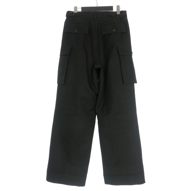 TARO HORIUCHI◆カーゴパンツ/1/ポリエステル/BLK