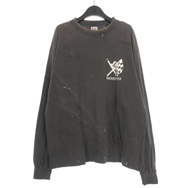 【中古】未使用品 セントマイケル SAINTMICHAEL × NEIGHBORHOOD 25SS STHD.LS TEE SPEED KILLS 長袖Tシャツ L