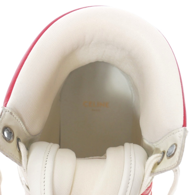 セリーヌ レザー 42 ブラック×ホワイト メンズ スニーカー セリーヌ