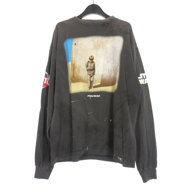 セントマイケル saint mxxxxxx スターウォーズ　サイズL 確実正規品 スターウォーズ ファッション SAINT MICHAEL セントマイケル スター