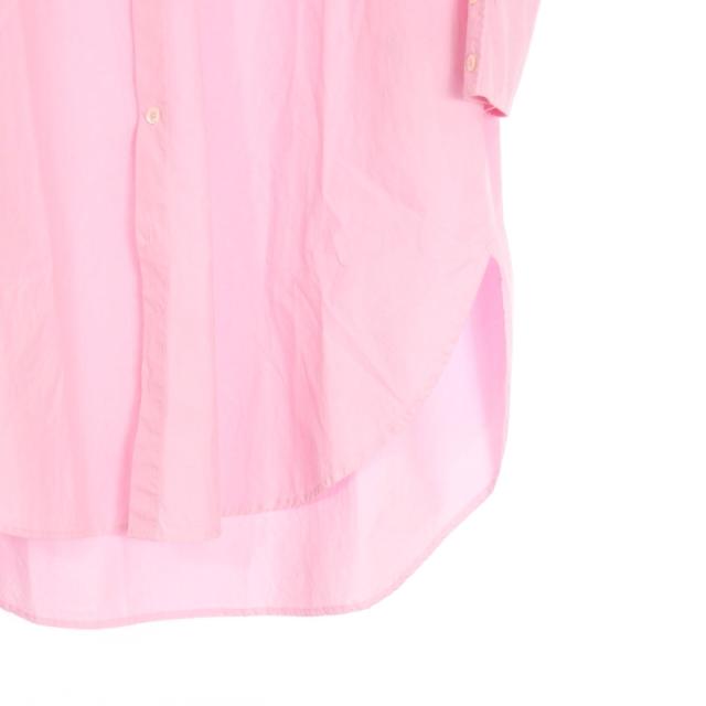 【中古】未使用品 パームエンジェルス PALM ANGELS 23SS GD OVERLOGO SHIRT DRESS ドレスシャツ ロング 長袖 36_3