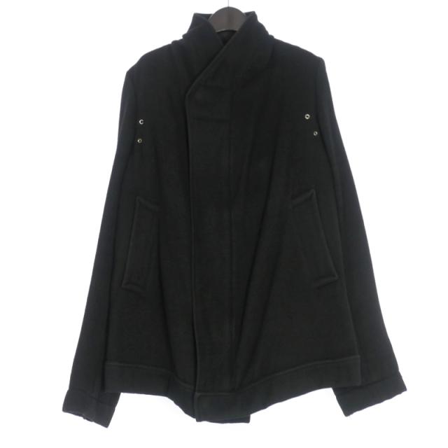 【中古】リックオウエンス Rick Owens 05AW アーカイブ KIMONO ZIPUP COAT コート ジャケット XS ブラック 黒 6770