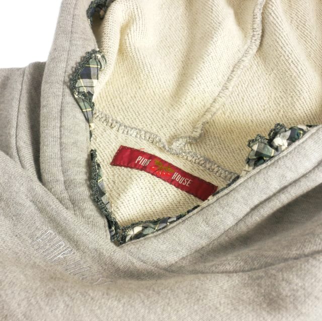 中古】ピンクハウス PINK HOUSE ピコ加工 ロゴ刺繍 フリルチェック