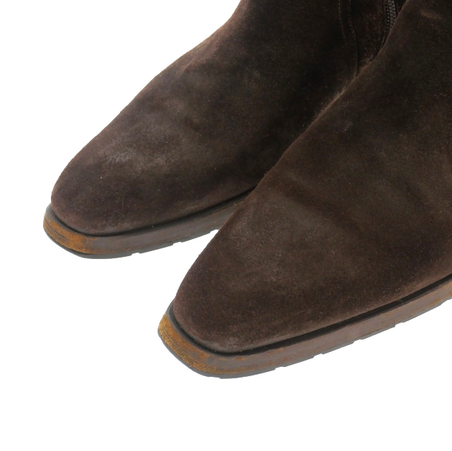 【売り切り!送料無料!】中古激安!WASH イタリア製ショートブーツ ブラウン 42インチ　箱無し!激安! 中古・古着通販BEAUTY\u0026YOUTH (ビューティーアンドユース) レザー