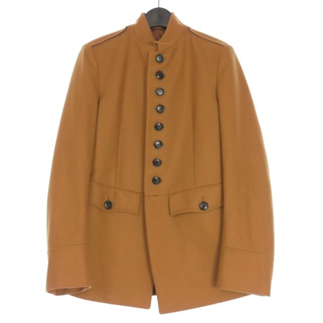 【中古】ドリスヴァンノッテン DRIES VAN NOTEN 15AW ウール ナポレオンジャケット コート 44 キャメル 茶